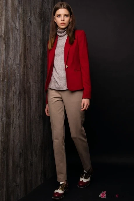 Жакет (пиджак) Nova Line 1751 бордовый #1