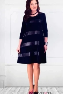 Платье Camelia 15271 темно-синий