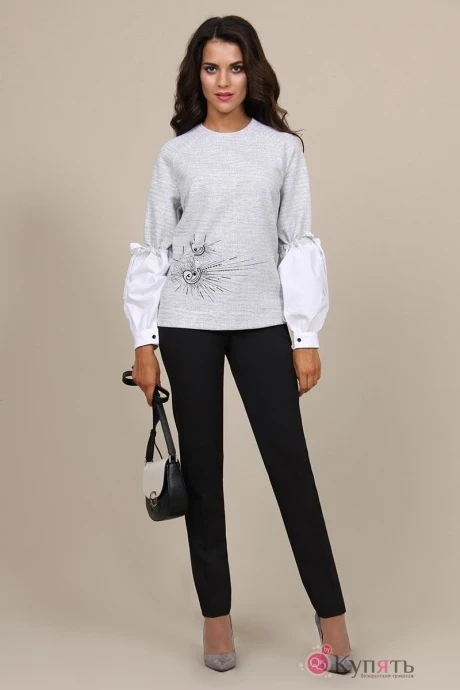 Брючный костюм ALANI COLLECTION 606 черный/серый #1