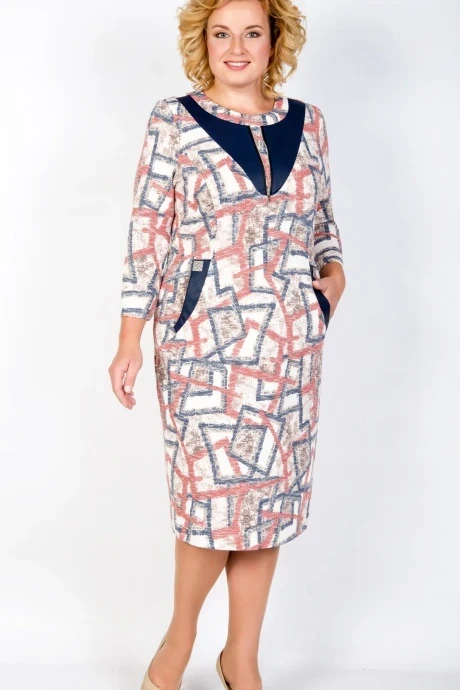 Платье TricoTex Style 5916 цветное #1