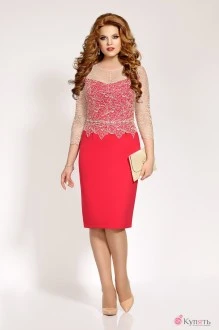 Платье Mira Fashion 4306-2 красный