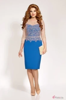 Платье Mira Fashion 4306 василёк