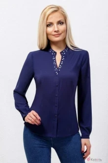 Блузка, туника, рубашка Azzara 1020 синий