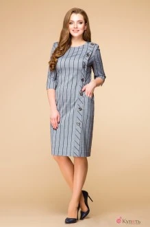 Платье Romanovich Style 1-1222 серая клетка