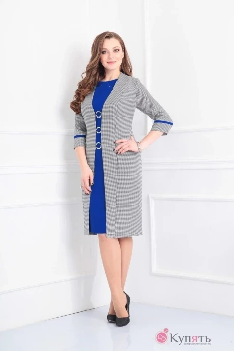 Платье Ksenia Style 1457 василёк #1