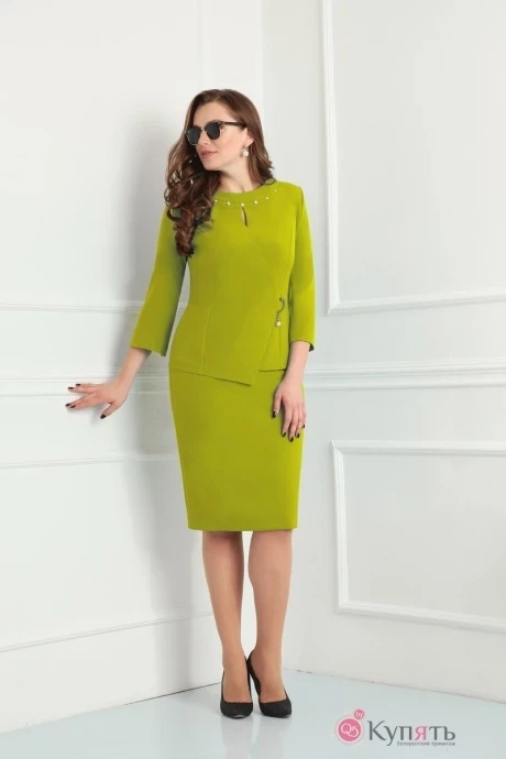 Юбочный костюм Ksenia Style 1446 фисташковый #1