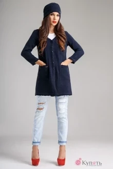 Кардиган Teffi Style 1276 синий