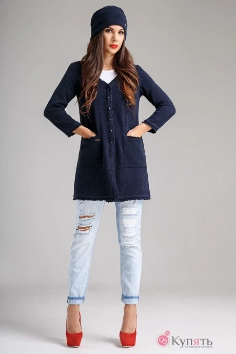 Кардиган Teffi Style 1276 синий #1
