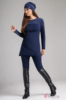 Брючный костюм Teffi Style 1275 синий