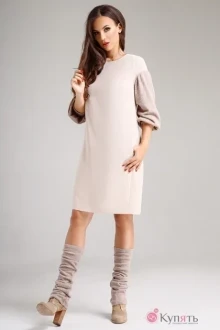 Платье Teffi Style 1281 беж