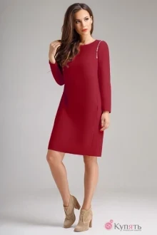 Платье Teffi Style 1273 марсала