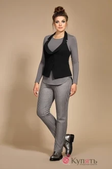 Брючный костюм Мублиз 158/1 серый