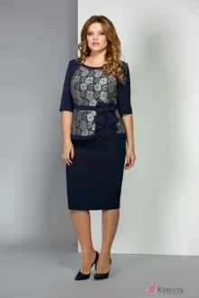 Юбочный костюм EOLA 1386 т.синий