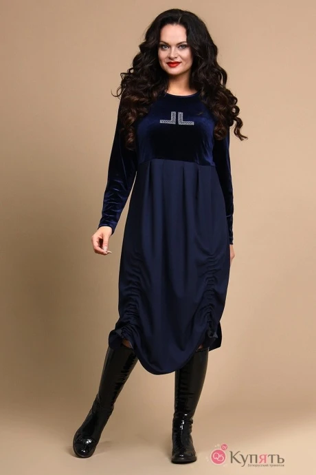 Платье ALANI COLLECTION 625 темно-синий #1