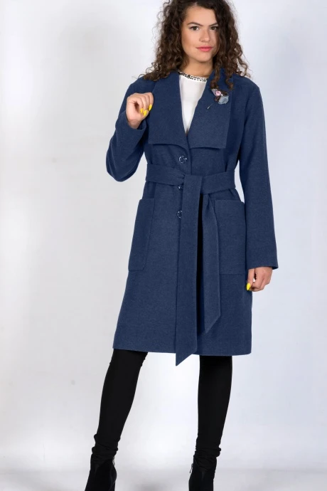 Пальто TricoTex Style 9417 деним #1