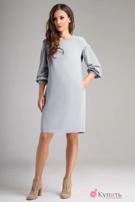 Платье Teffi Style 1281 серый #1