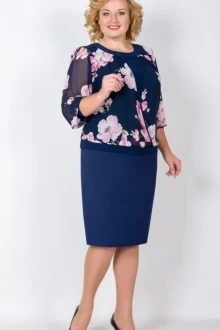 Платье TricoTex Style 6117 цветы