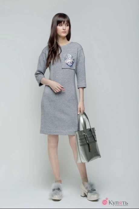 Платье Prestige 2930 серый #1
