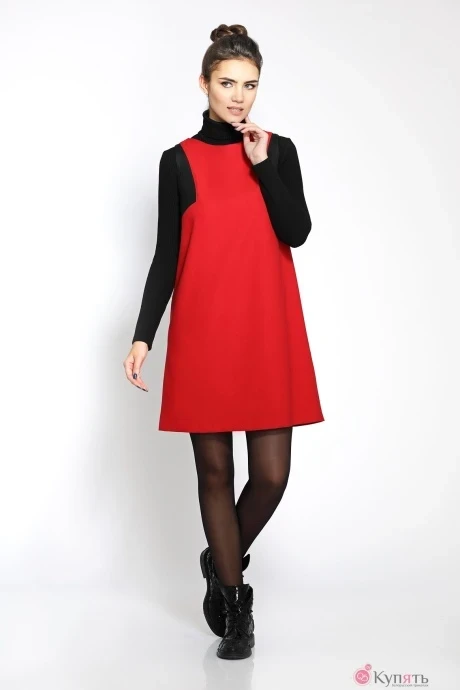 Сарафан УТИЛЬ PiRS 217 черный/красный #1