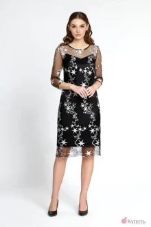 Платье Bazalini 2985 Черно-белый