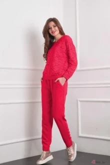 Брючный костюм TVIN 7389 коралл