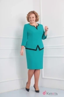 Юбочный костюм Ksenia Style 1488 бирюза