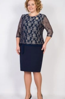 Платье TricoTex Style 5316 синий