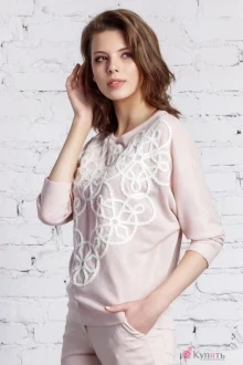 Джемпер (кофта) Nova Line 2839 розовый