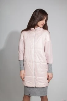 Пальто ElPaiz 286 розовый/серый