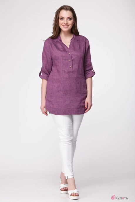 Блузка, туника, рубашка MALI 604 фиолетовый #1
