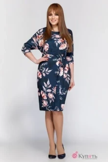 Платье DilanaVIP 1158 цветы