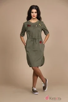 Платье ALANI COLLECTION 516 хаки