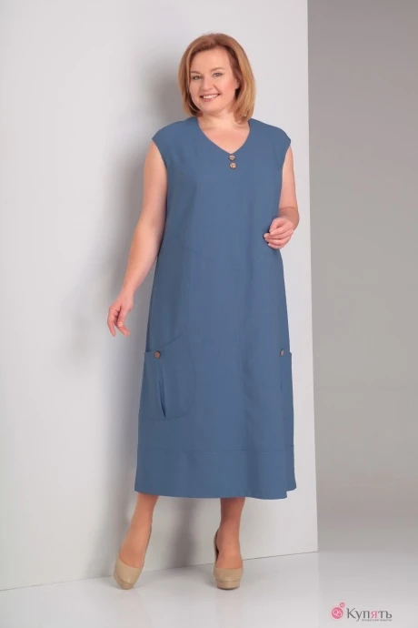 Платье ALGRANDA (Novella Sharm) 2927 синий #1