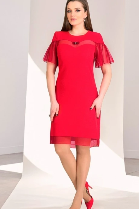 Платье Мишель Стиль 668 красный #1