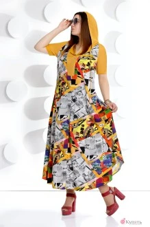 Платье Мублиз 128 терракот