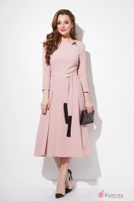 Платье Anna Majewska 1058 розовый #1