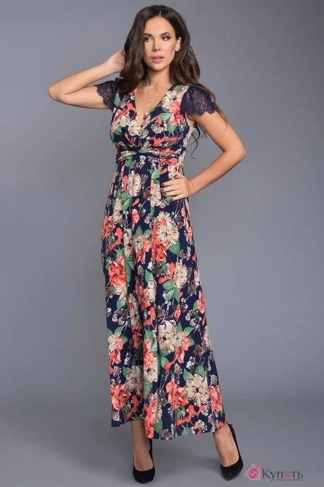 Платье Teffi Style 1317 индиго #1