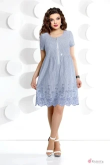 Платье Мублиз 234 голубой