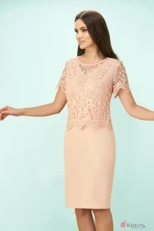 Платье Bazalini 3180 персик