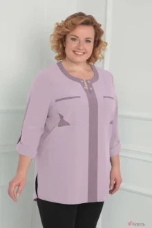 Блузка, туника, рубашка Орхидея Люкс 875 розовый