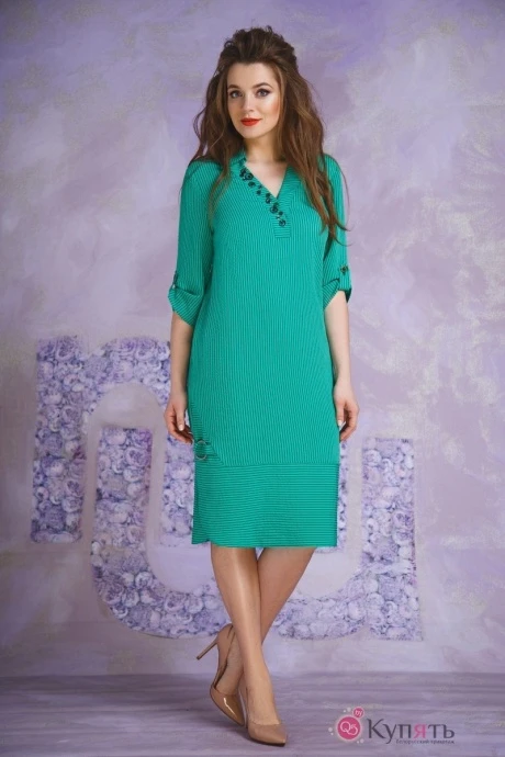 Платье Магия Моды 1404 зелень #1
