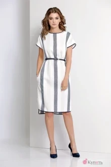 Платье EOLA 1494 синяя полоска