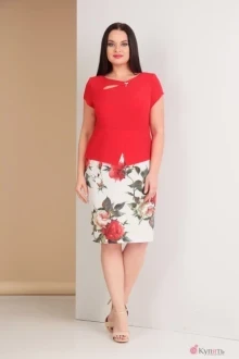 Платье Ksenia Style 1532 красный