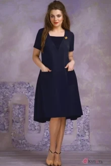 Платье Магия Моды 1362 темно-синий