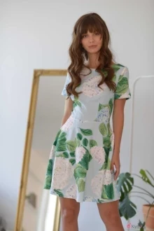 Платье PUR PUR 01-563 голубой