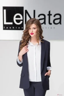 Жакет (пиджак) LeNata 11927 тёмно-синий
