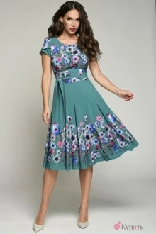 Платье Teffi Style 721/3 изумруд