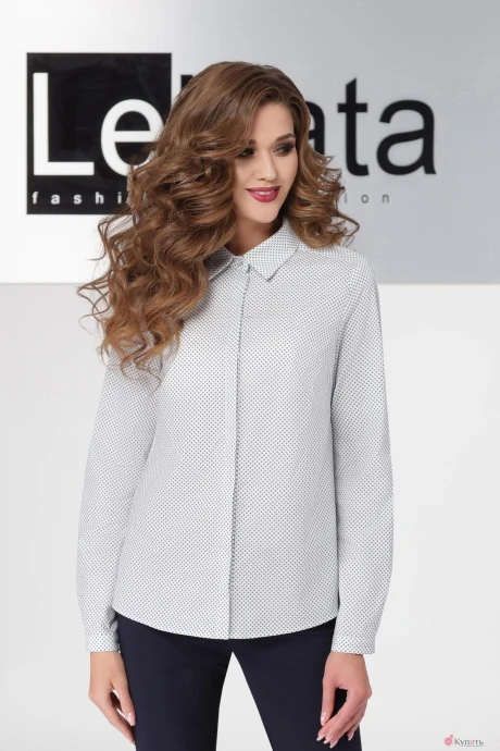 Блузка, туника, рубашка LeNata 11931 серые звездочки #1