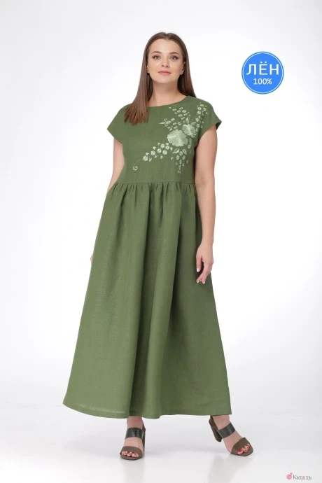 Платье MALI 441 травяной #1