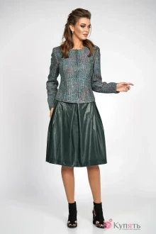 Юбочный костюм ALANI COLLECTION 769 изумруд